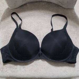 Torrid Black Lace Push-Up Plunge Bra